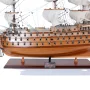 Ekskluzywny model żaglowca HMS Victory z rozwiniętymi żaglami - VIC45R